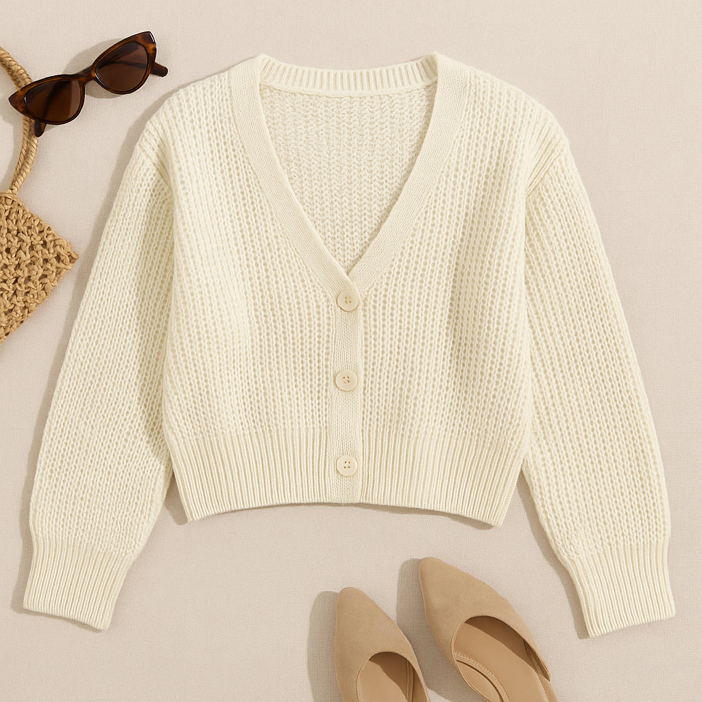 Cardigan feminino curto: praticidade e charme para todas as estações